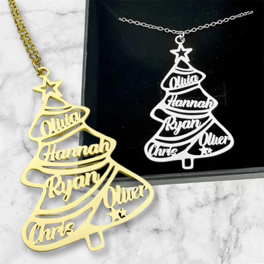 Custom Christmas Tree Necklace