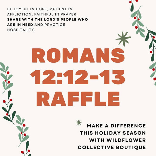 Romans 12:12-13 Raffle