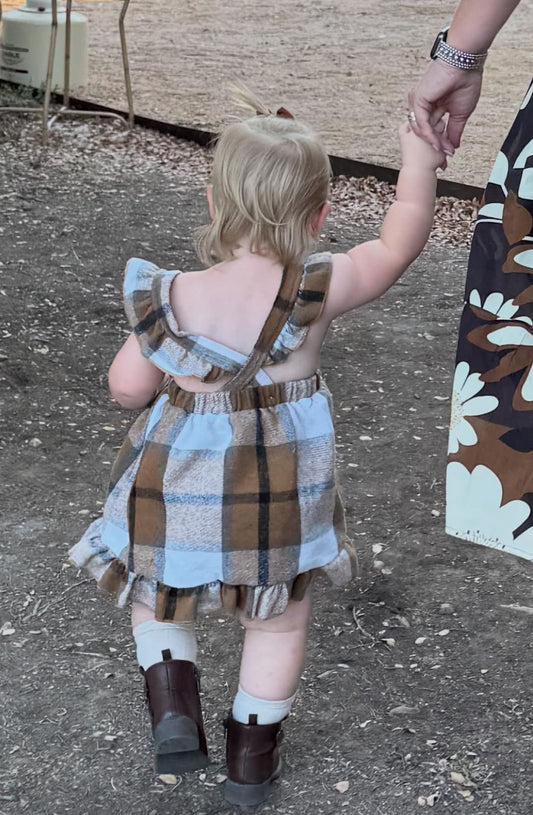 RTS Toddler Plaid Dress