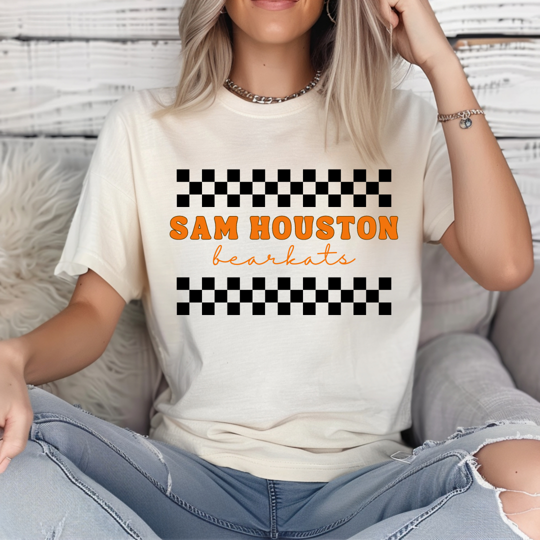 Checkered College Tees