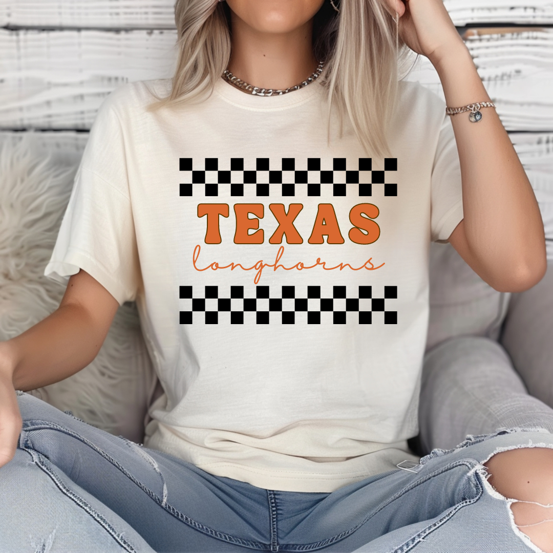 Checkered College Tees