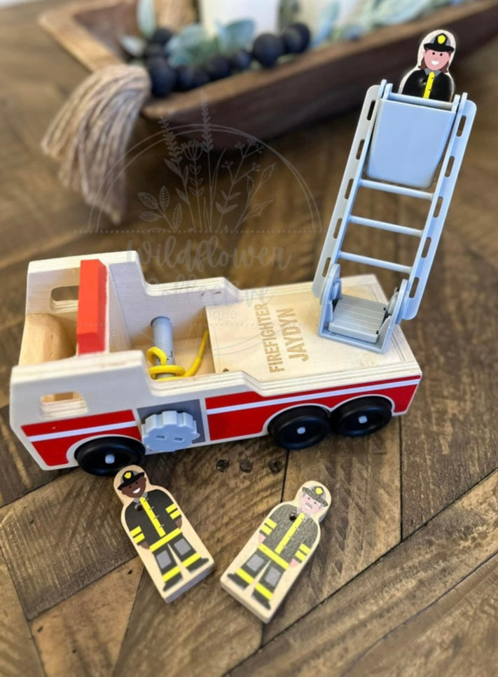 Wooden Firetruck