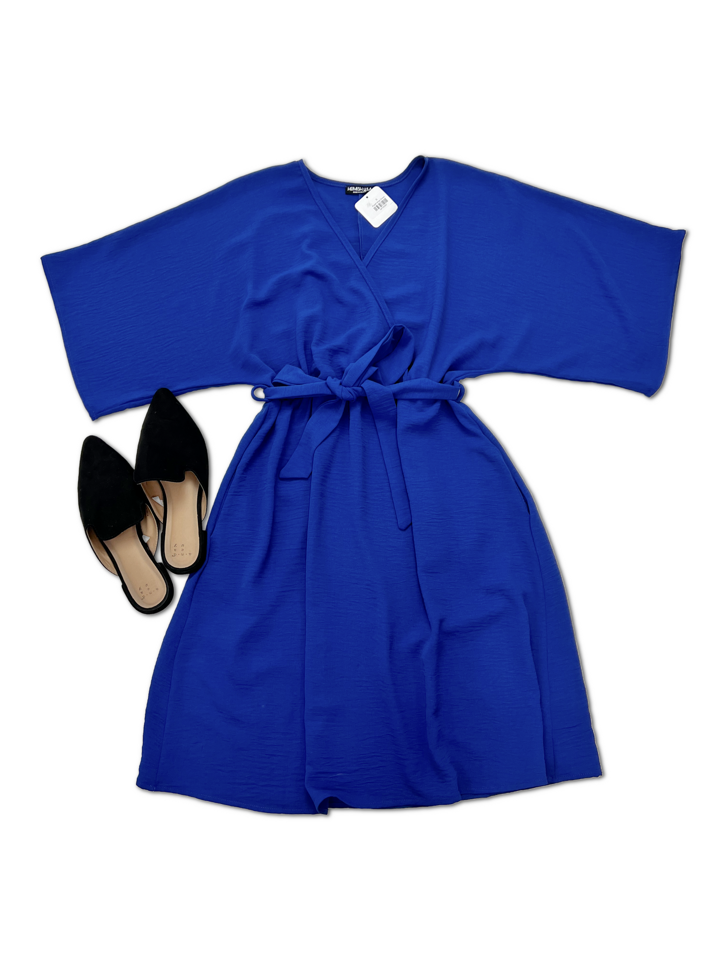 Royal Wrap Dress