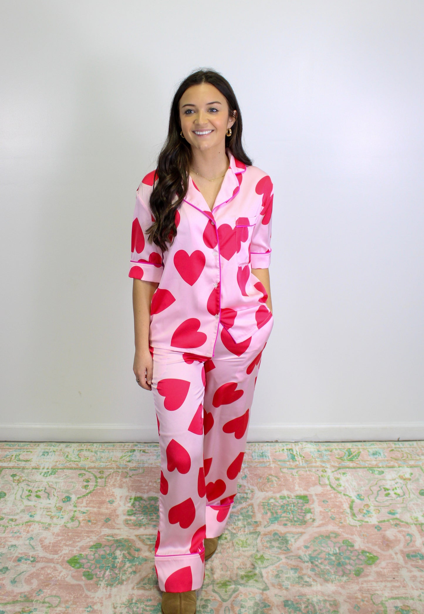 Hearts Pajama Set RTS