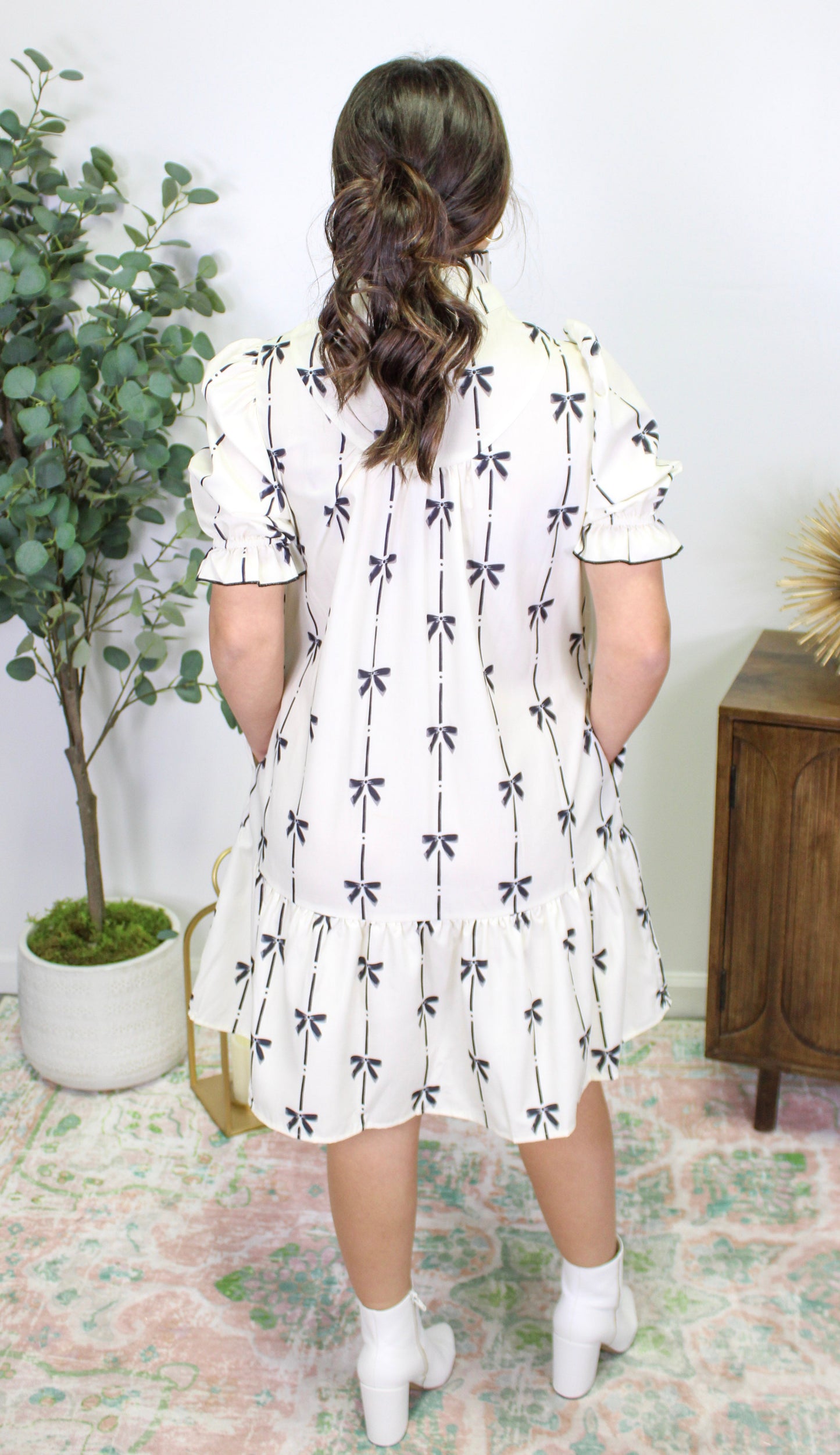 Bow Print Dress LT