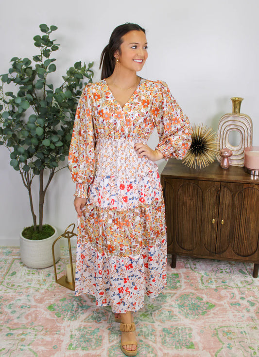 RTS Boho Fall Plus Size Dress