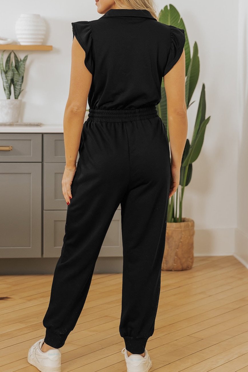 Black Jogger Jumpsuit LT