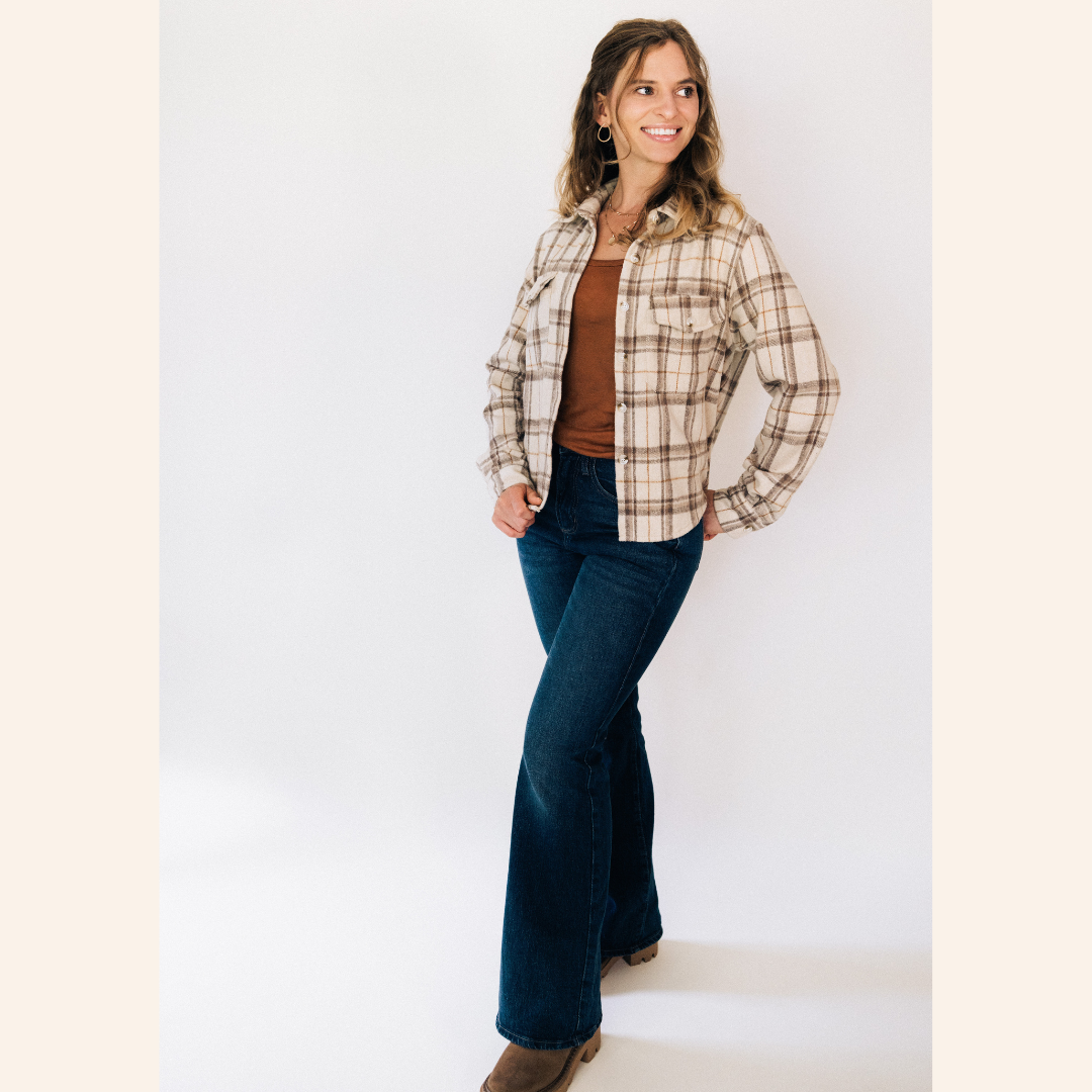 Beige Flannel - Women's