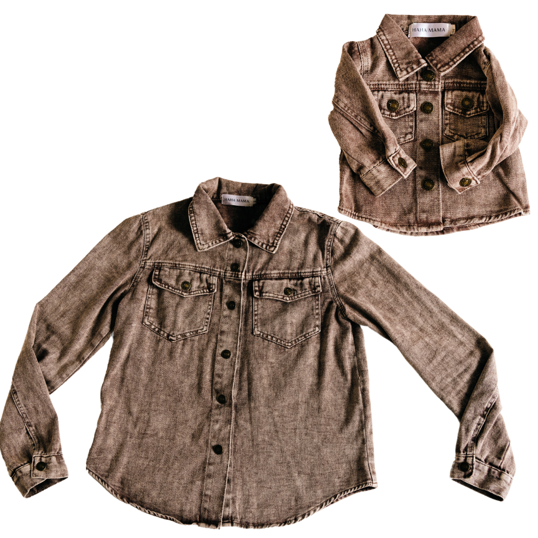 Brown Denim Jacket