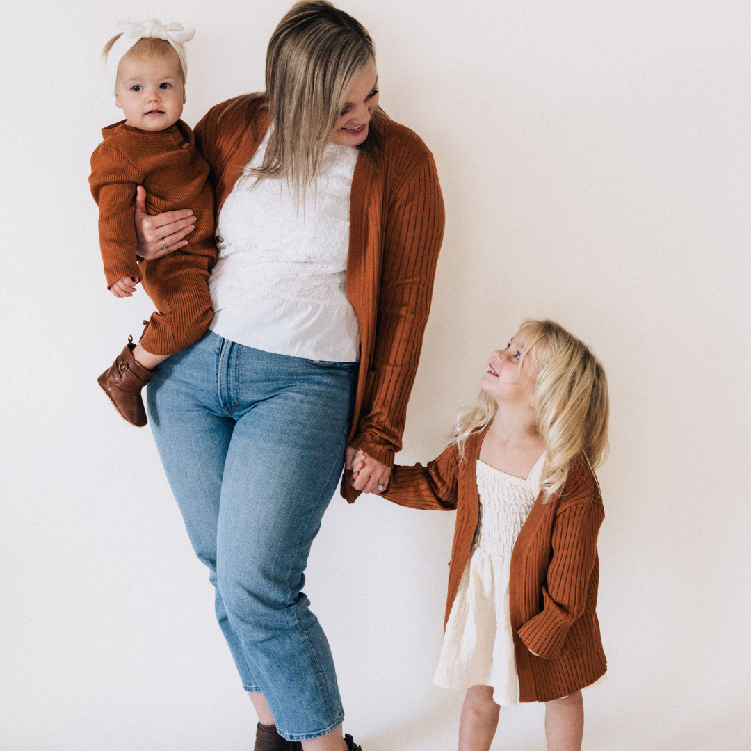 Camel Knit Cardigan- Child