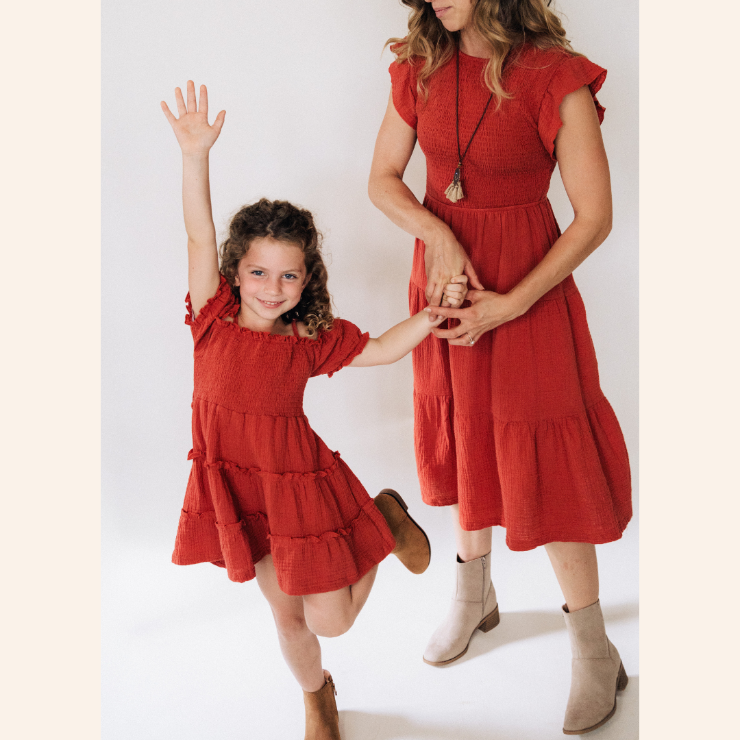 Copper Mommy & Me Dresses