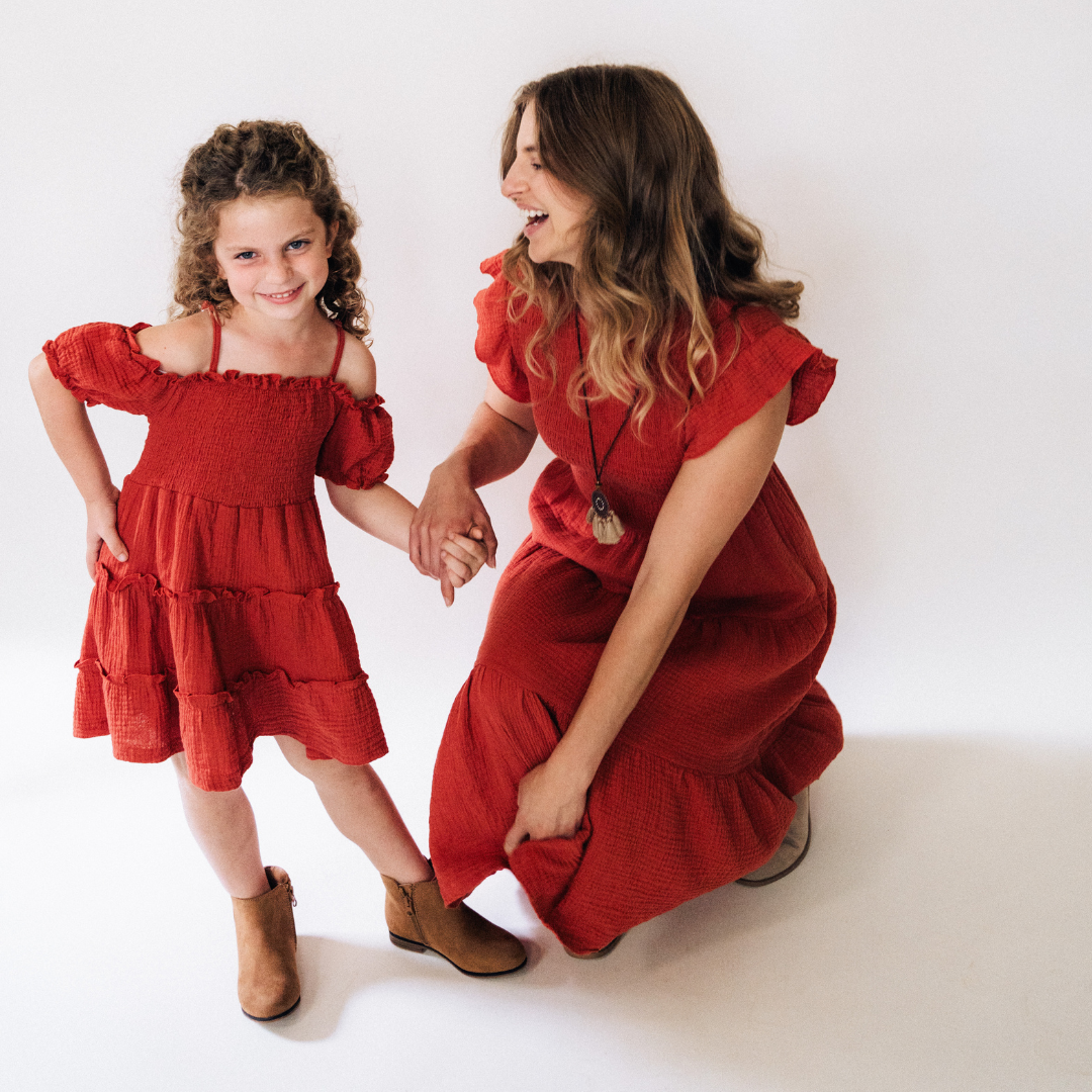 Copper Mommy & Me Dresses