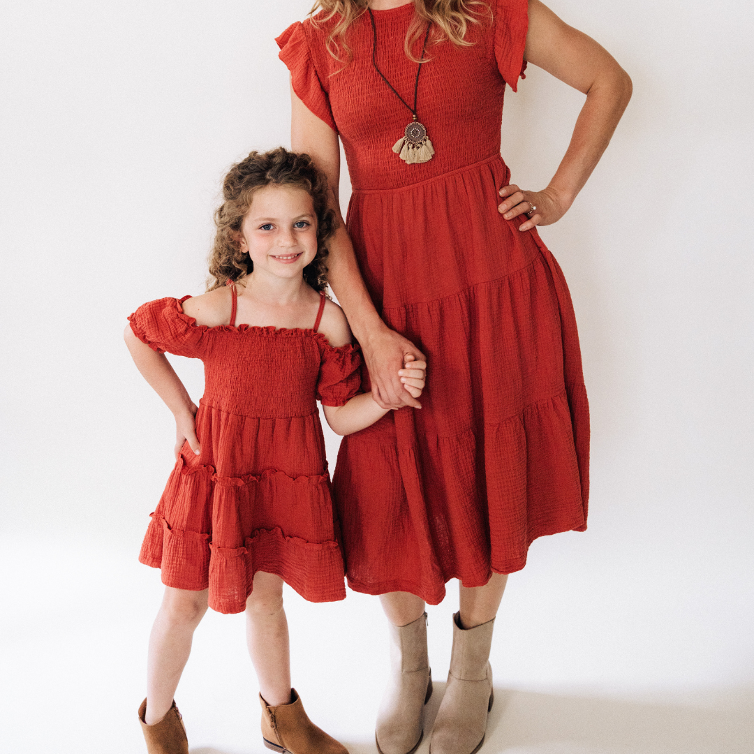 Copper Mommy & Me Dresses