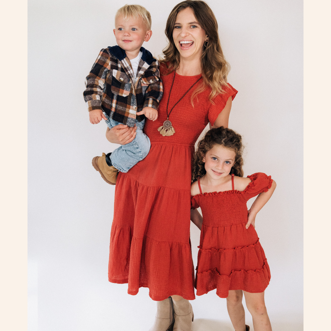 Copper Mommy & Me Dresses