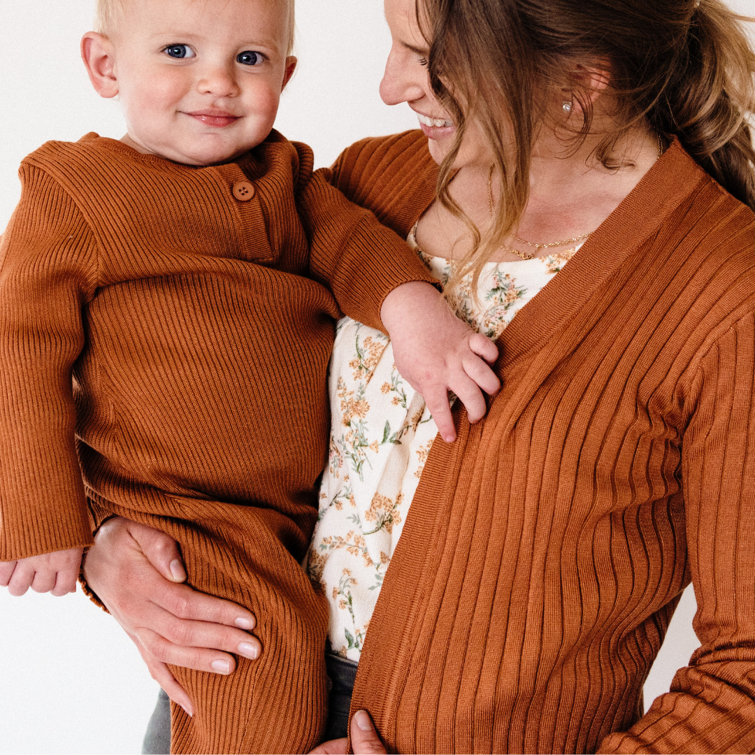 Camel Brown Mommy & Son