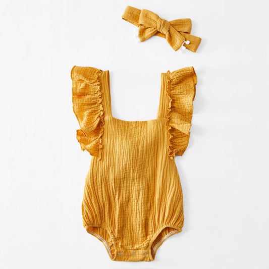 Yellow Maxi Matching Mommy & Me Dress- Infant Size